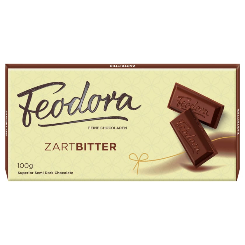 Feodora Zartbitter-Schokolade 100g